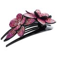 thumbnail image 4 of Shisuyan Épingle à Cheveux Rose avec Strass Lot de 1 4.3x2.8in, 4 of 8