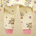 thumbnail image 4 of NIEWTR Toddler Girls Kids Pajamas Pjs Long Sleeve Snug fit 12M-8Y 2pcs Soft Jammies Loungewear Long sleeve Pjs for Girls 6 9 12 18 24 Months 2T 3T 4T (Pink,2-3 Years), 4 of 5