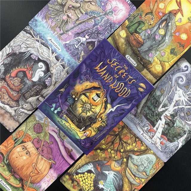 Cartas de Tarot Hoodoo, versión en inglés, oráculo, adivinación del destino, juegos de mesa, cartas con guía en PDF Fivean unisex