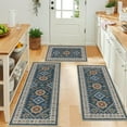 thumbnail image 3 of Boho Kitchen Rug Sets 3 Piece with Runner Non Slip Kitchen Rugs and Mats Washable Kitchen Mats for Floor Thick Kitchen Floor Mat Carpet Runner Rugs for Hallway Laundry Holiday Decor, 3 of 6