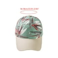 thumbnail image 3 of lanema Women Men Summer Bohemian Cotton Baseball Cap Colorful Tropical Leaves Floral Print Sunscreen Adjustable Trucker Hat, 3 of 21