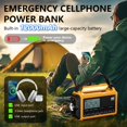 thumbnail image 4 of Radio de emergencia PPLEE 12000mAh con radio meteorológica y linterna, 4 of 8