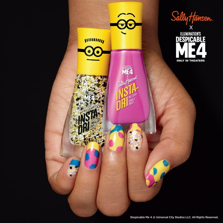 Sally Hansen Insta-Dri X Despicable Me, Hella Yella & Blue All