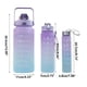 thumbnail image 5 of Botella deportiva de agua, asa de plástico degradada, diseño a prueba de fugas, agarre ergonómico, para fitness al aire libre, accesorio de hidratación, juego de botellas para estudiantes de viaje., 5 of 8