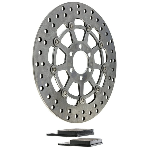 Niche Front Right Brake Rotor Pad Kit for Suzuki 59100-38820 Motorcycle MK1006884