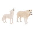 thumbnail image 1 of CHOK 2pcs Simulation White Wolf Figure Toys Simulation White Wolf Models Kids Toys, 1 of 6