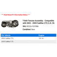 thumbnail image 2 of T-Belt Tension Assembly - Compatible with 2003 - 2004 Cadillac CTS 3.2L V6, 2 of 2