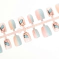 thumbnail image 3 of Nail Tips Full Cover Cat Eye Press On Nails Decorative Manicure Women Nail Art Decoration 1 Set, 3 of 5