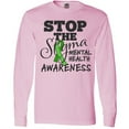 thumbnail image 3 of Inktastic Mental Health Awareness Stop the Stigma Long Sleeve T-Shirt, 3 of 5
