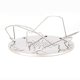 thumbnail image 2 of Stainless steel toast rack 4-slice toast bread tray camping picnic grill rack foldable baking tray, 2 of 5