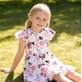 thumbnail image 5 of Disney Girls Dresses Minnie Mouse Graphic Pink Floral Flower Flowy Summer Spring Break Sundresses T-shirt Dress Toddlers Kids 3-4T, 5 of 12