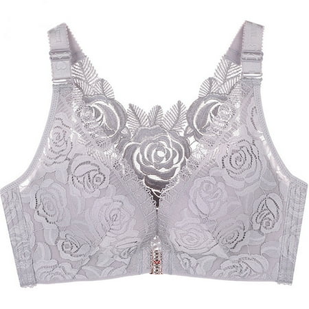 Womens Comfortable No Underwire Non Padded Full Coverage Bra Plus Size Push Up Everyday Bras Lingerie Bra Everyday Bras