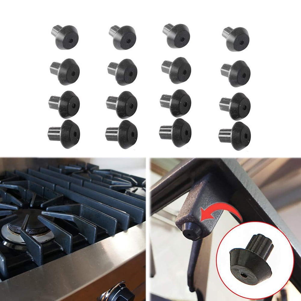 16 Pack of Replacement Gas Range Rubber Feet Compatible with GE WB2K101