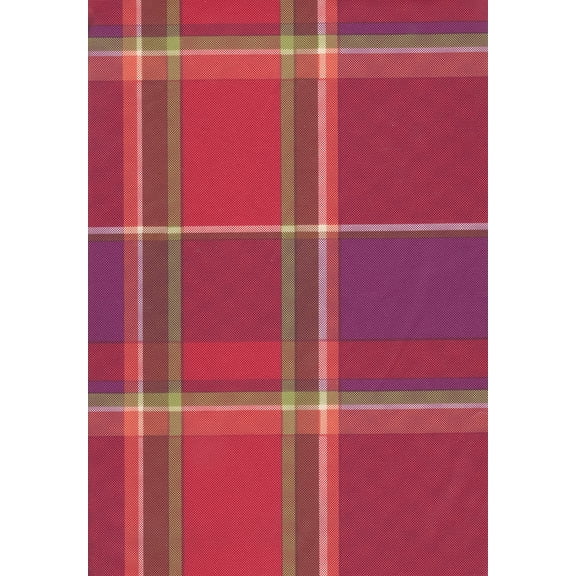 Kane Home Indoor Outdoor Waterproof Farmhouse Autumn Plaid PEVA Vinyl Tablecloths