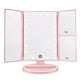 thumbnail image 1 of Espejo de maquillaje Vanity Flymiro, triple iluminado, 3 x 2 veces, rosa, 1 of 1