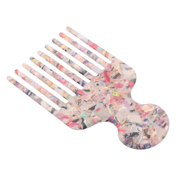 LOLIPPYY Travel Styling Wide Tooth Comb Detangling Comb for Thick Curly Hair Anti Static Multi Color