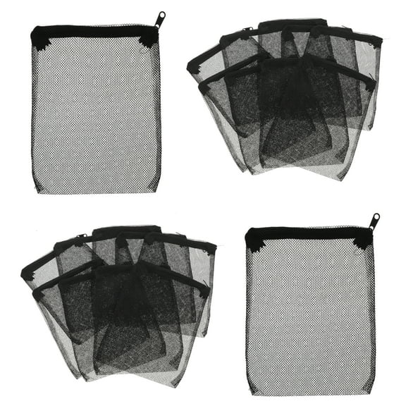 Fish Tank Filter 20 Pcs Reusable Bags Filtration Device Activated Carbon Mesh Woolen Net
