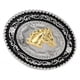 thumbnail image 4 of Belt Buckle Reemplazo de hebilla de cinturón Cinturón de cambio de hebilla para pantalones de hombre, Aleación de zinc - Cabeza Cabeza de caballo Yinane Hebilla de cinturón occidental, 4 of 7