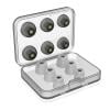 Audífonos New Bee - Orejeras de espuma viscoelástica con aislamiento de ruido, orejeras de silicona (gris) Ndcxsfigh Para estrenar