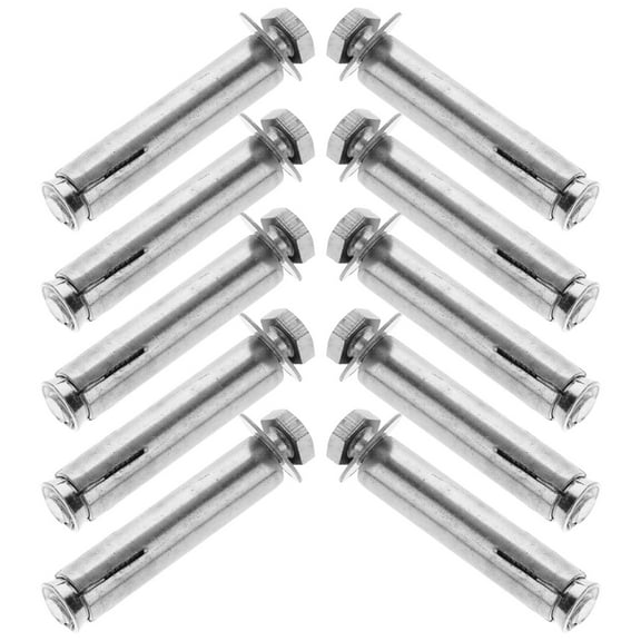 LEXSOMEO 10pcs Multi-use Expansion Bolt Stainless Steel Countersunk Screws Expansion Screw Replacement