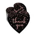 thumbnail image 1 of Inkdotpot Rose Gold Foil Paper Hang Tags Thank You Bridal Shower-Baby Shower-Retirement-Wedding-Birthday Favor Tags 100 Pieces, 1 of 8