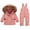 45 Watermelon Red, variant on Baby Snowsuit 12-18 Months Winter Puffer Jacket and Snow Pant 2 Piece Snow Suits Solid Warm Lightweight Ski Suits for Toddler
