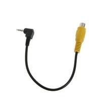2.5mm Stereo Jack Male Plug To RCA Female Video Converter Adapter Cable For GPS