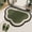 Green-B, variant on Green Scalloped Bathroom Rug, Quick-Drying Magic Bath Mat Absorbent Non-Slip Bathroom Rug Floor Rugs, Area Rugs for Bathtub Kitchen Laundry Room Entryway