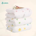 thumbnail image 3 of Cotton Baby Bath Towel Boys Girls Towel Blanket For Newborn Baby Bathrobe 6 Layers Gauze Washcloth Infant Swaddle, 3 of 6