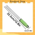 thumbnail image 4 of Stainless Cheese Grater & Ergonomic Soft Black Handle Silver Kitchen Tool For Cheese, 4 of 9