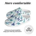 thumbnail image 6 of Fotbe Cool Giraffe Pattern Women's Fuzzy Curly Fur Memory Foam Loafer Slippers Indoor Outdoor Slippers Winter Home Shoes-37/38, 6 of 7