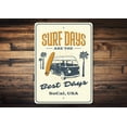 thumbnail image 1 of Surf Days Novelty Decor, Metal Wall Sign - 10x14 Inches, 1 of 4