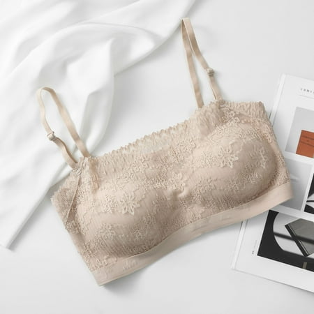 TrendVibe365 Strapless Push up Bra Women Tube Top Stretchy Wireless Push up Seamless Bralette Padded Multiway Convertible Straps Adjustable Spaghetti Strap Bustier Crop Cami Top Comfort Underwear