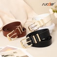 thumbnail image 5 of SUOSDEY Women's Belts Ladies Leather Waist Belt for Jeans Dress 3 Pack, 5 of 6