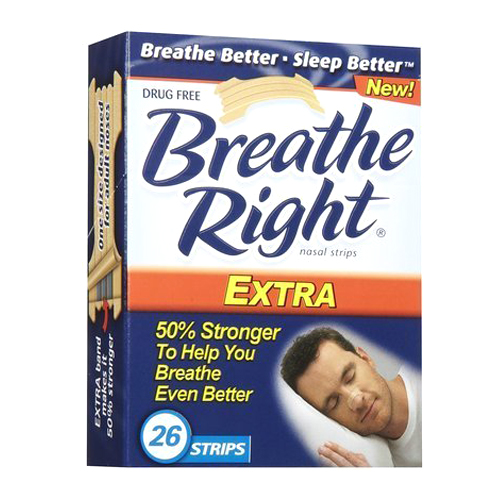 Breathe Right Extra Nasal Strips For Snore Relief 26 Ea / Box