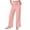 Pink 1, variant on Diufon Womens Linen Pants Summer Drawstring High Waisted Palazzo Pants with Pockets Casual Wide Leg Trouser