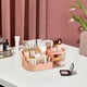 thumbnail image 5 of Caja de Almacenamiento de Cosméticos de Escritorio con Cajón | Organizador de Maquillaje de Plástico para Labiales, Pinceles y Artículos de Papelería | Diseño Apilable de 3 Niveles En Verde, Rosa y B, 5 of 6