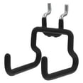 thumbnail image 1 of Shisuyan Pegboard Hook Heavy Duty Metal Organizer For Garage Nonslip Coating Versatile Storage Black For Spacing, 1 of 8
