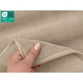 thumbnail image 5 of American Soft Linen, Slip Reducer Bath Rug, 100% Cotton 20x34 inches, Soft Absorbent Bath Mat Rugs, Beige, 5 of 6