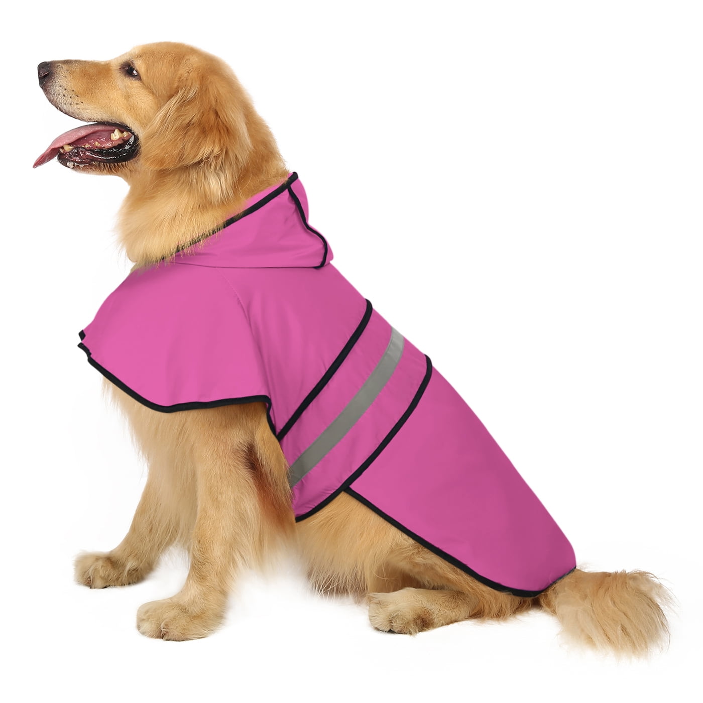 HDE Dog Raincoat Hooded Slicker Poncho for Small to XLarge Dogs and