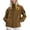 Brown, variant on Sunflower Windbreaker Rain Jacket Women Men Lightweight Waterproof Outdoor Hiking Jacket Bicycle Jacket with Hood Black