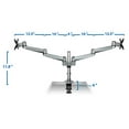 thumbnail image 4 of Mount-It! Dual Monitor Desk Mount Swivel Arm Quick Connect with Clamp Base (MI-43116), 4 of 4