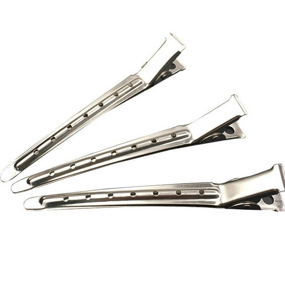 UPKOCH 20Pcs Stainless Steel Duckbill Clip For Women Hair Styling And Decoration 11.8X0.6X0.4In