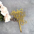 thumbnail image 3 of 6 pcs Happy Mother's Day Cake Topper Cake topper Acrylic Mirror Cake topper Decorative Party Cake Decoration for Mother's Day(Gold), 3 of 4