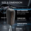 thumbnail image 6 of SHIFTIN Leather & Gear Shift Knob for Toyota Highlander Tacoma 2017-2023 TRD HRZZ, 6 of 11