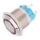 thumbnail image 3 of Interruptor De Botón Pulsador De 4 Pines Interruptor De Botón Pulsador Autobloqueo De Acero Inoxidable De 19 Mm 1NO Para Un Toque Cómodo Punto Plateado ANGGREK Hardware, 3 of 8