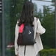 thumbnail image 5 of Mochila con Cordón Ajustable - Bolsa Deportiva con Correas Ajustables, 34 X 42 Cm, de Poliéster, Ideal para Gimnasio, Escuela y Viajes - Negra, Azul, Roja, Gris, 5 of 6