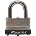 thumbnail image 1 of Master Lock 1-1/2” Laminated Steel Warded Padlock, 1 of 1
