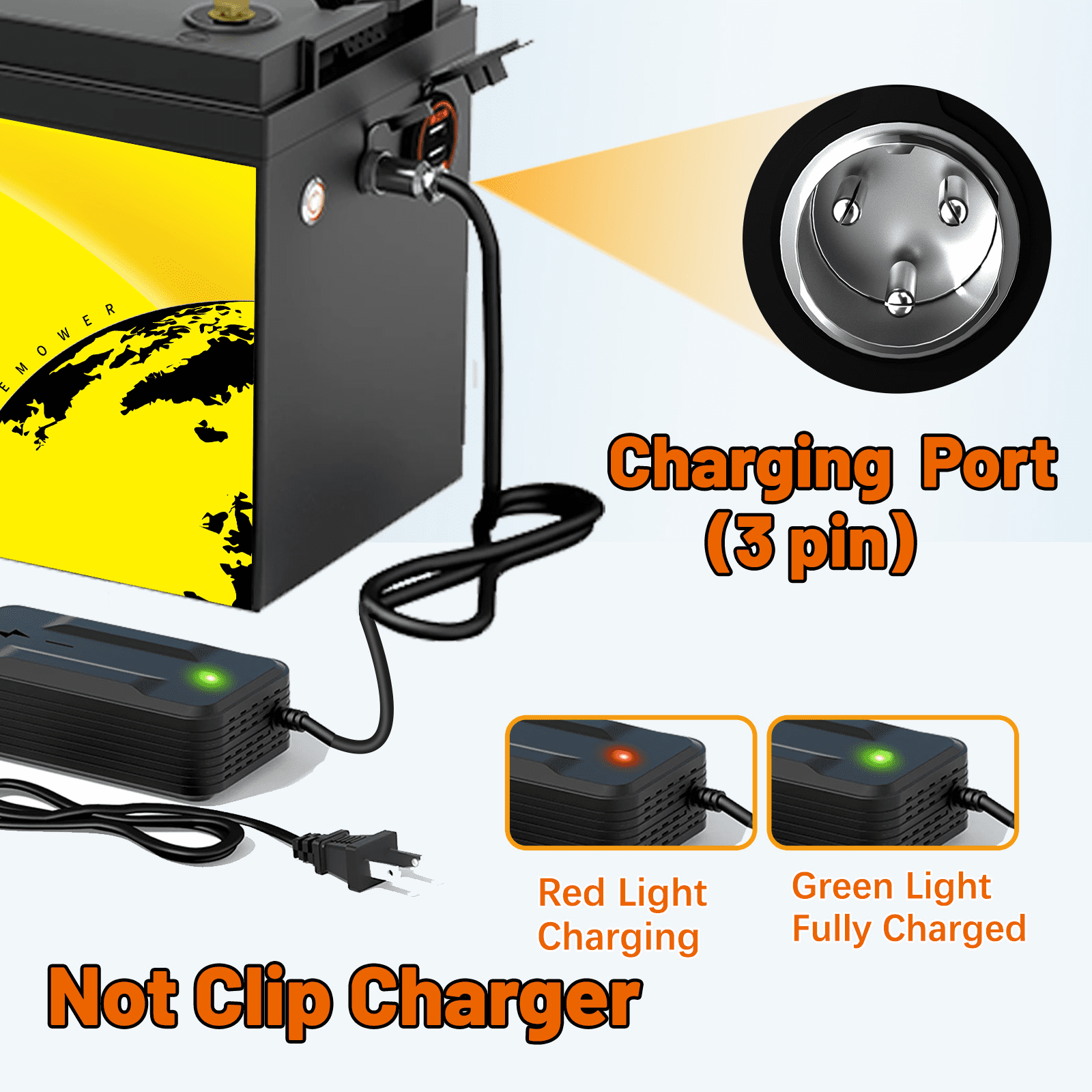 12V 100Ah LiFePO4 Battery, 100A BMS Trolling Motors Lithium Batteries, SCREMOWER BCI Group 31 Deep Cycles for RVs,Van, Boats,Camper,Solar