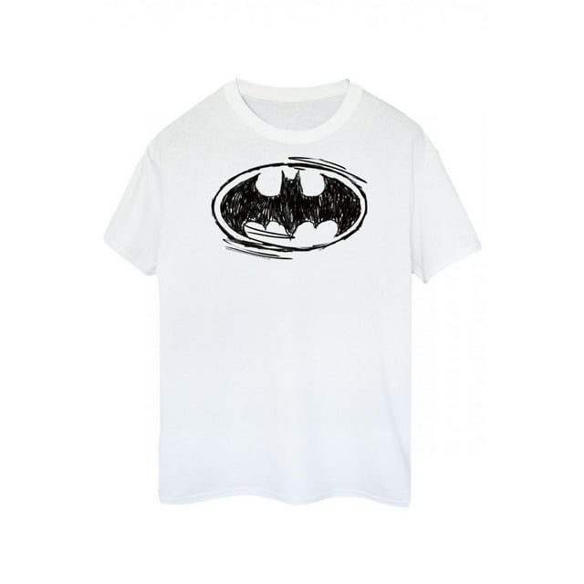 Batman T-Shirt pour Hommes à Logo Esquissé